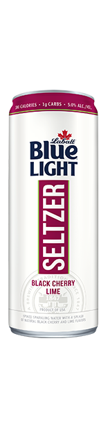 Labatt Blue Light Seltzer Black Cherry Lime