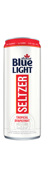 Labatt Blue Light Seltzer Tropical Grapefruit